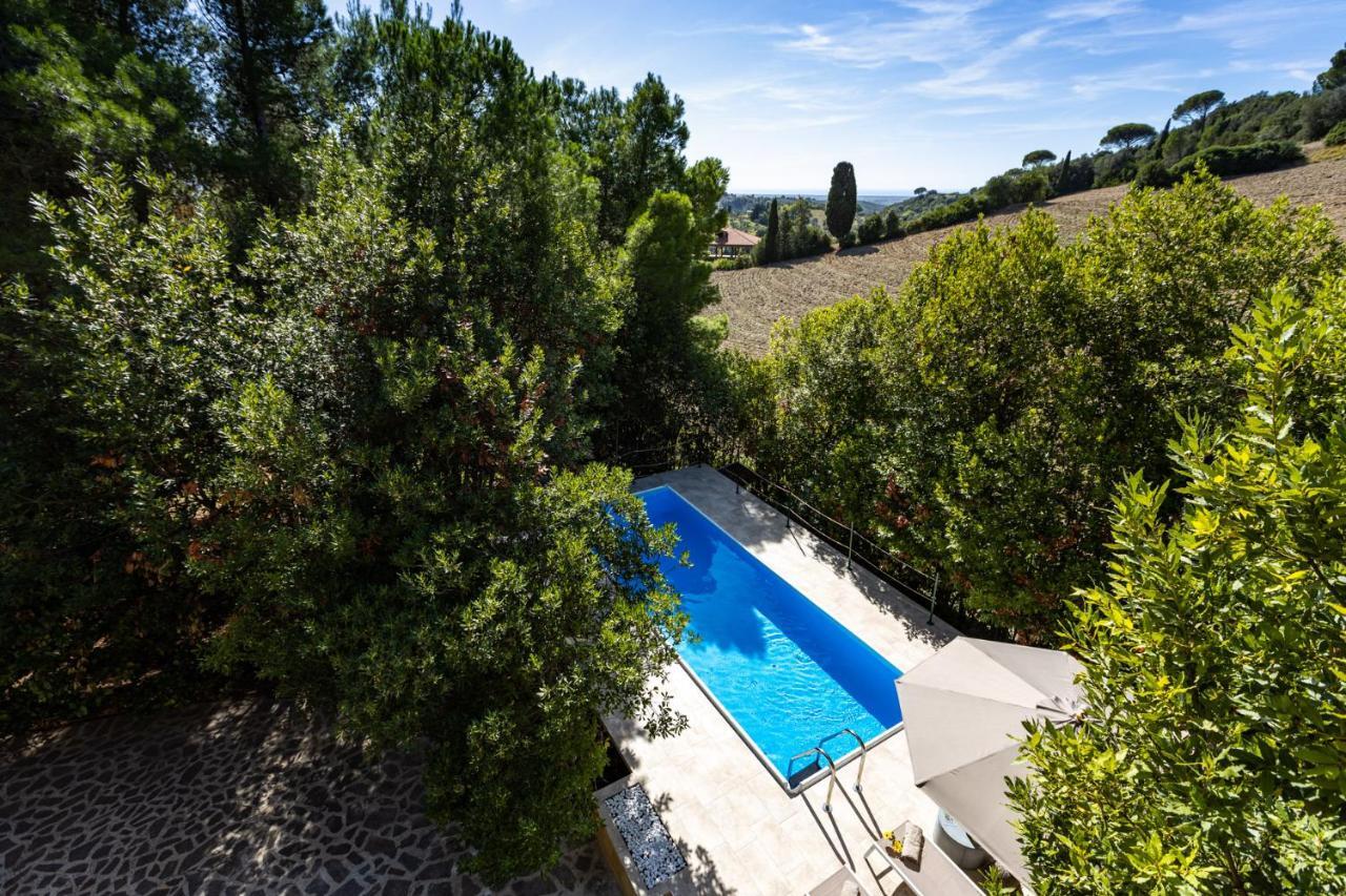 Villa Cesarina Amazing Villa With Private Pool In The Tuscan Hills 카살레 마리티모 외부 사진